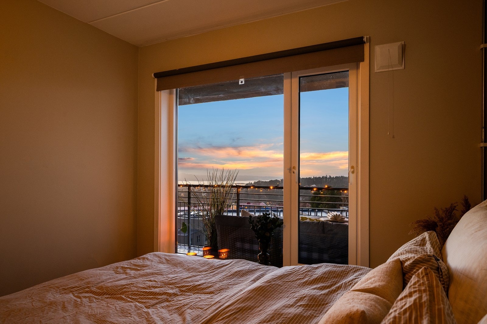 Fra soverommet har man også en svært hyggelig utsikt. Galleribilde