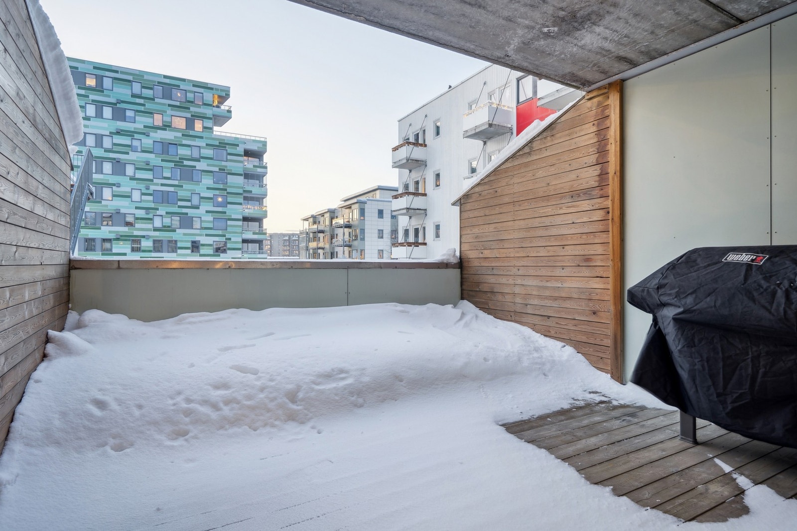 Terrassen er på ca 17 m²! Galleribilde