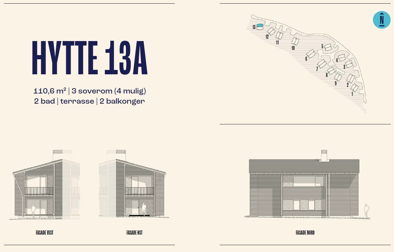 Plantegninger og fasader samlet. Galleribilde