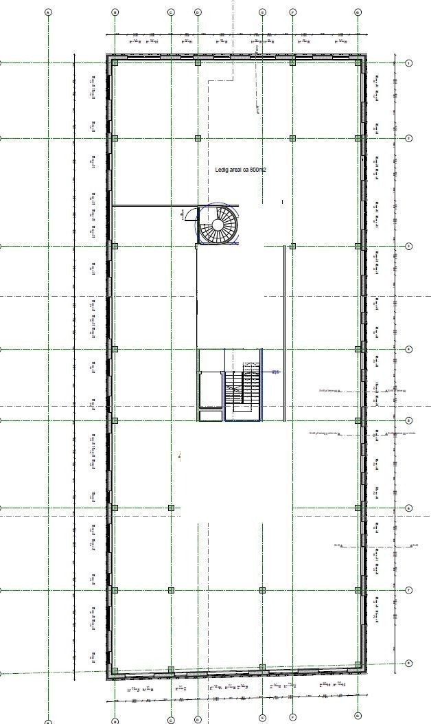4 etg ca 400m2 ledig, det innredes til 1 leietaker på halve etasjen av totalt 800m2. Galleribilde