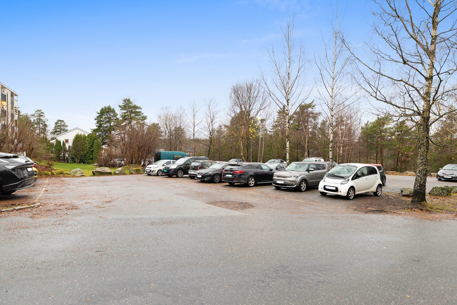 Felles parkeringsplass Galleribilde