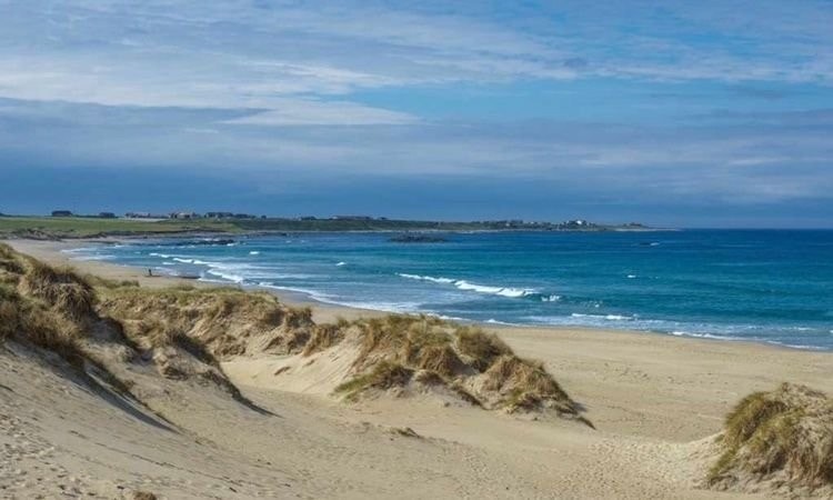 Ca 500m gange fra tomta til dette. Galleribilde