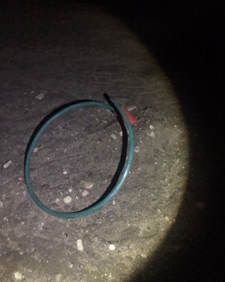 Strømledning ca midt på tomta Galleribilde