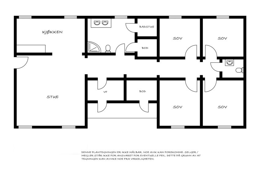 Plantegning. Galleribilde