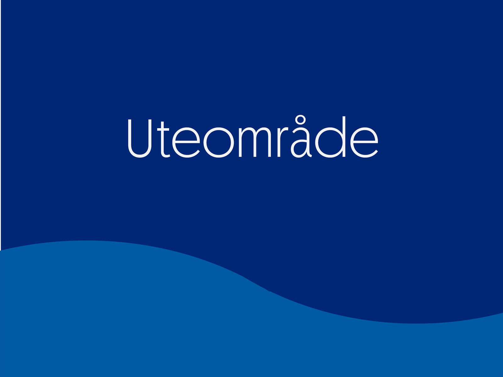 Uteområde. Galleribilde