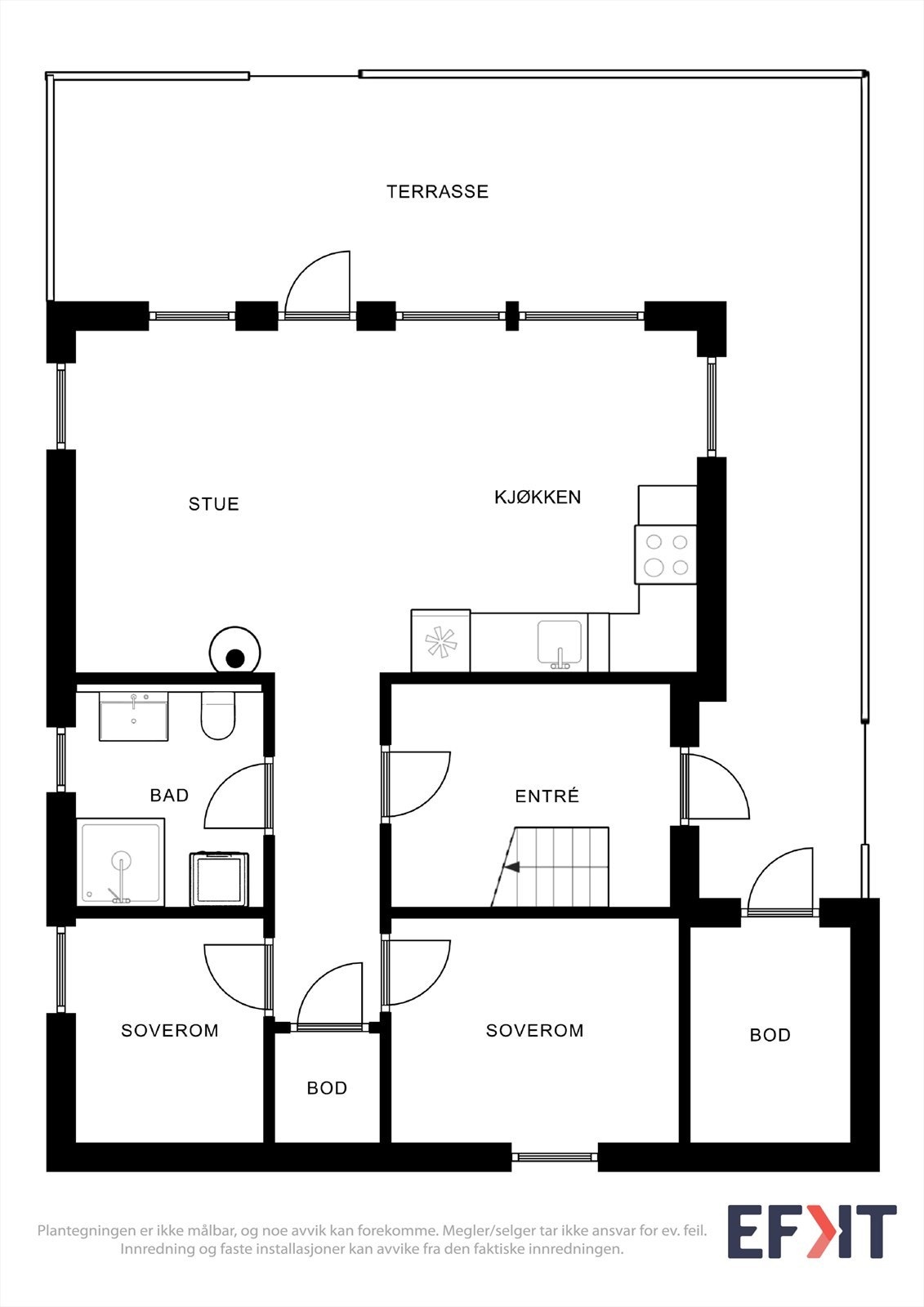Plantegning 1.etasje. Galleribilde