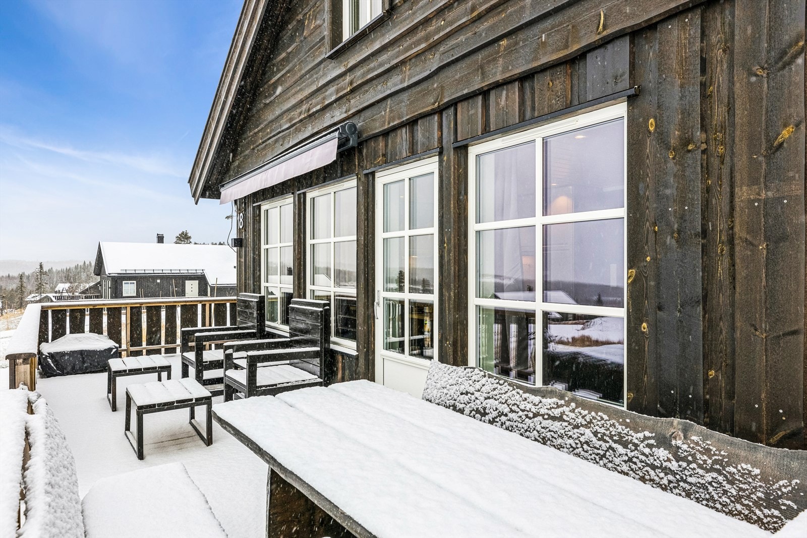 Terrassen er vestvendt. Galleribilde