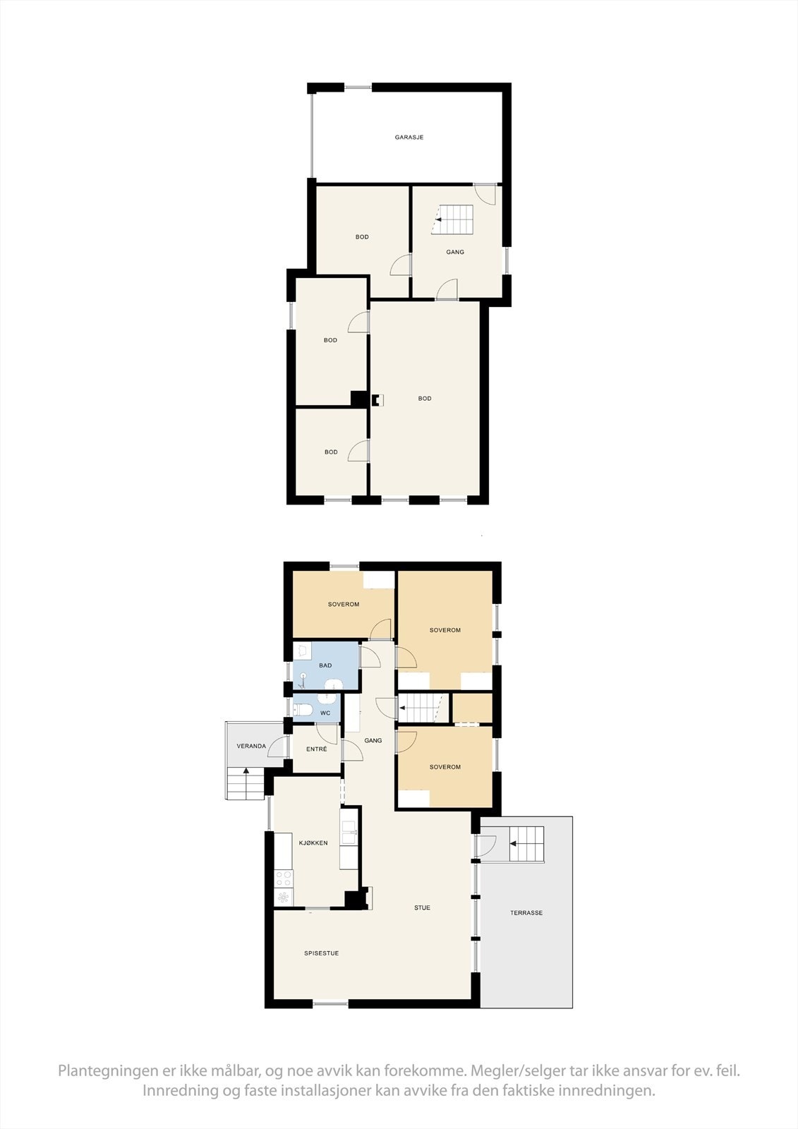 Plantegning Galleribilde