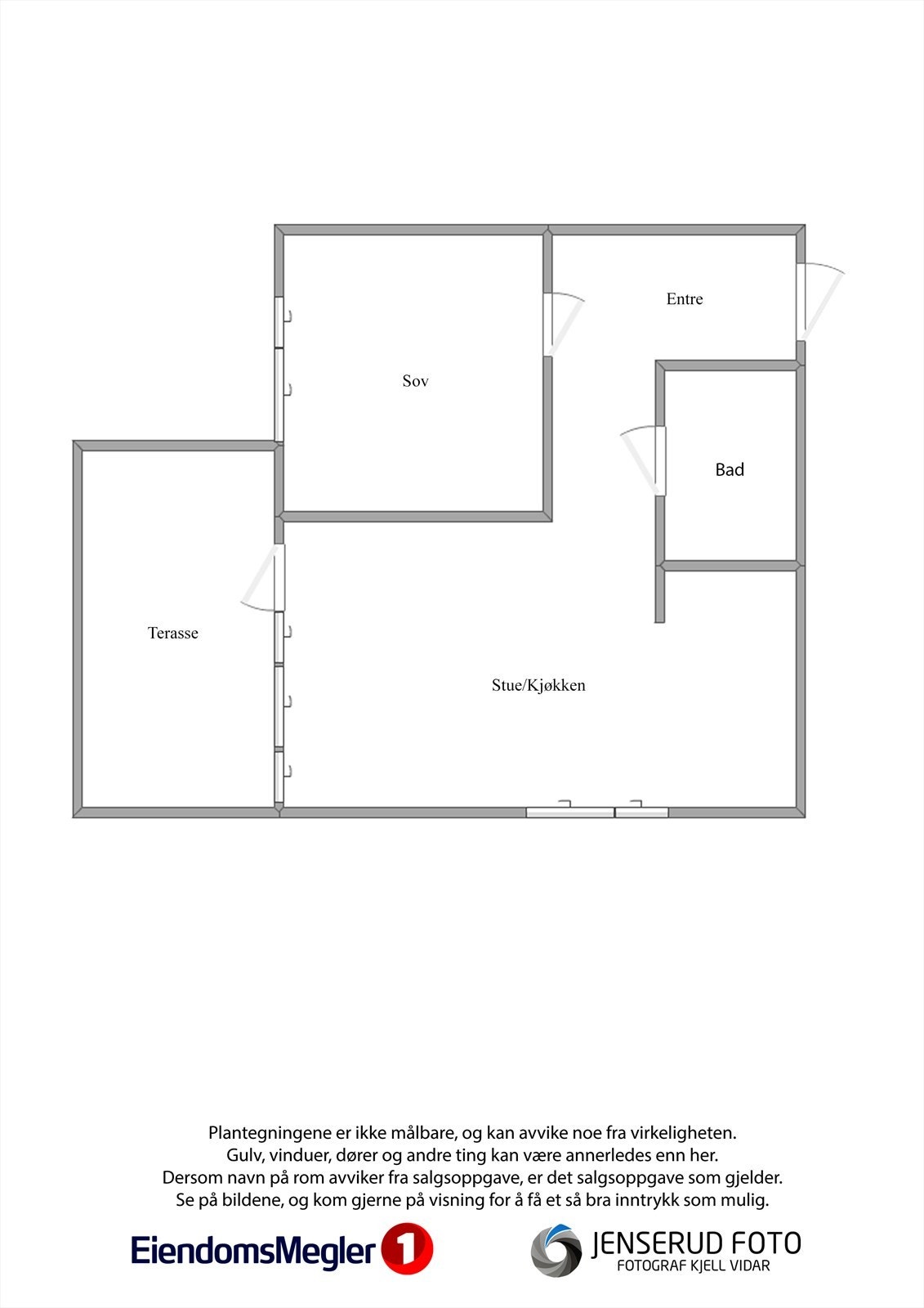 Plantegning Hovsgutua 40 D Galleribilde