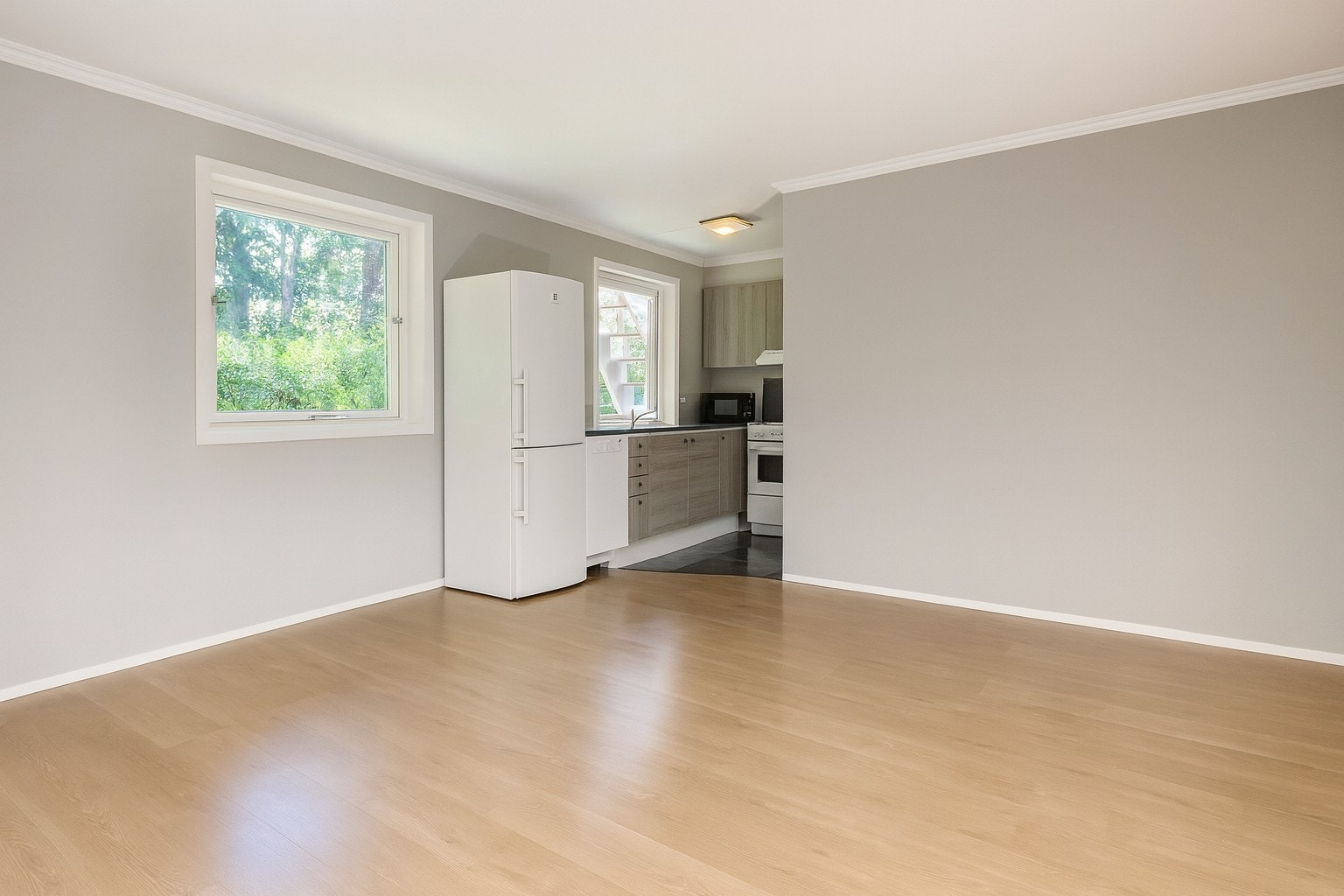 Åpen stue og kjøkkenløsning Galleribilde