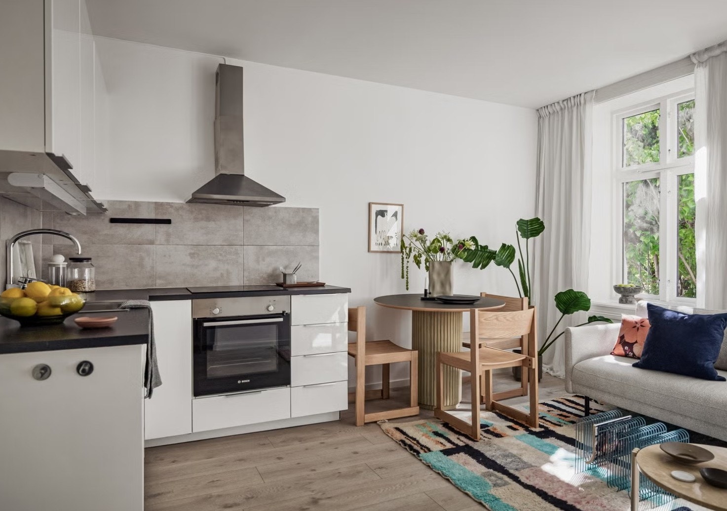 Åpen stue og kjøkkenløsning Galleribilde