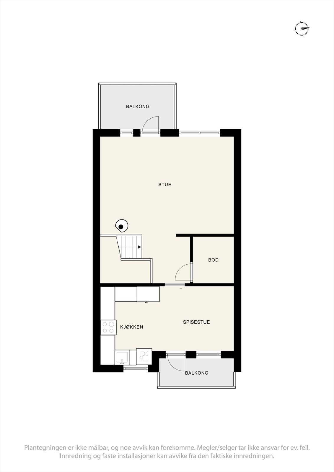 Plantegning 2. etasje. Galleribilde