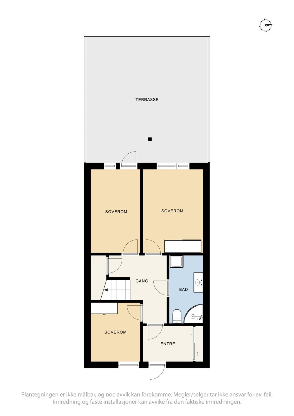 Plantegning 1. etasje. Galleribilde