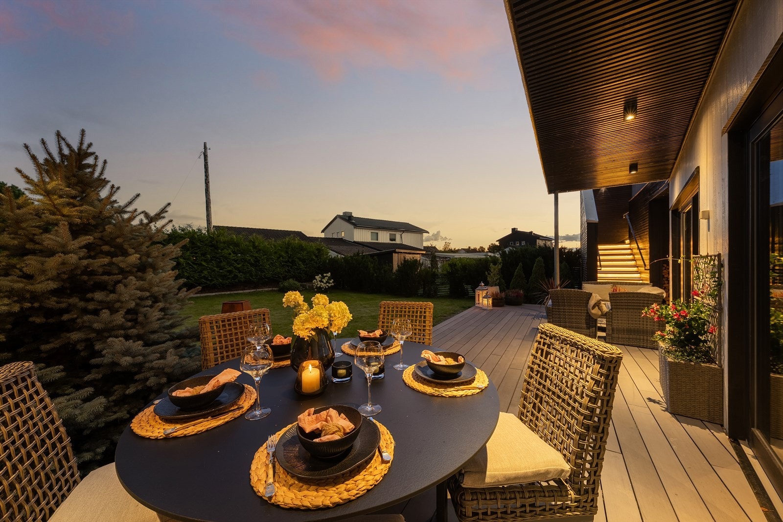 Her har man rikelig med boltringsplass for å nyte sene sommerdager. Galleribilde