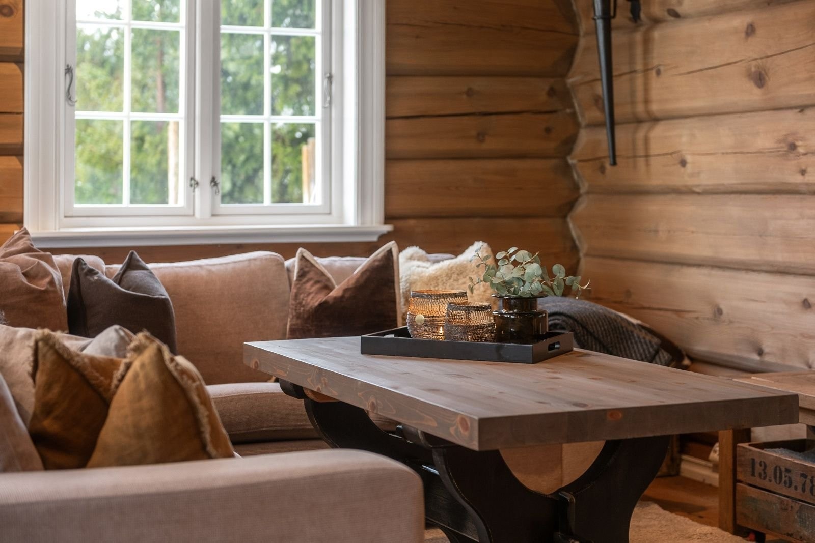 Hytta er godt skjermet uten innsyn. Galleribilde