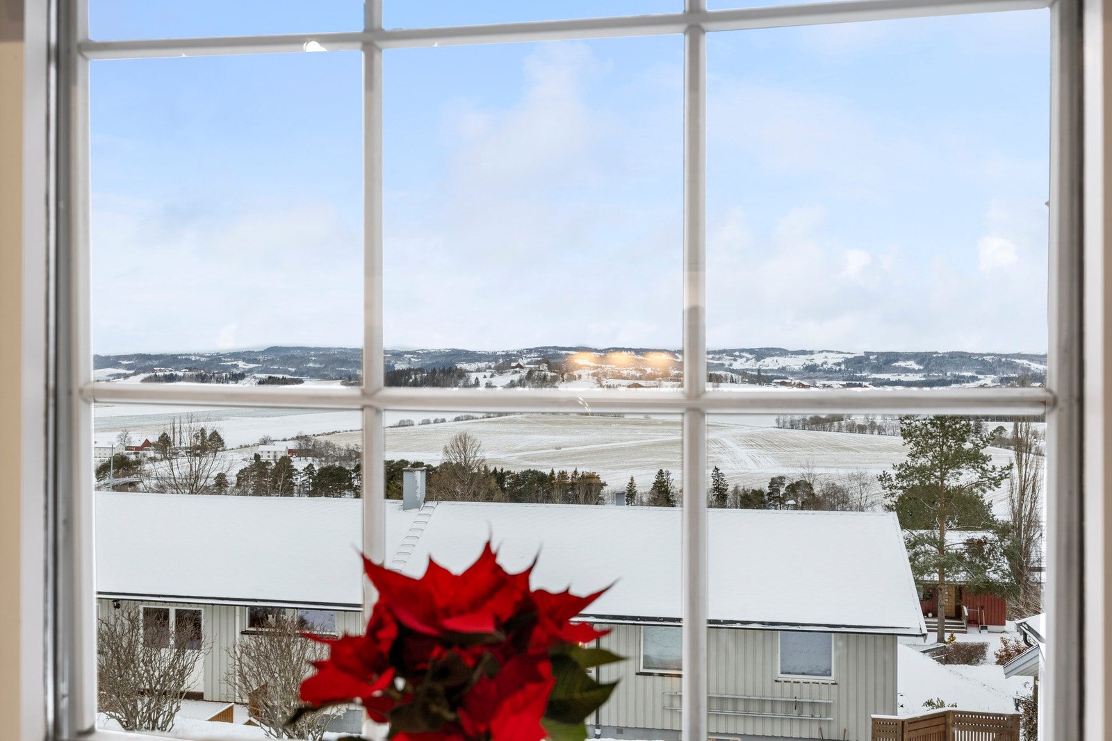 Utsikt fra kjøkkenvinduet Galleribilde