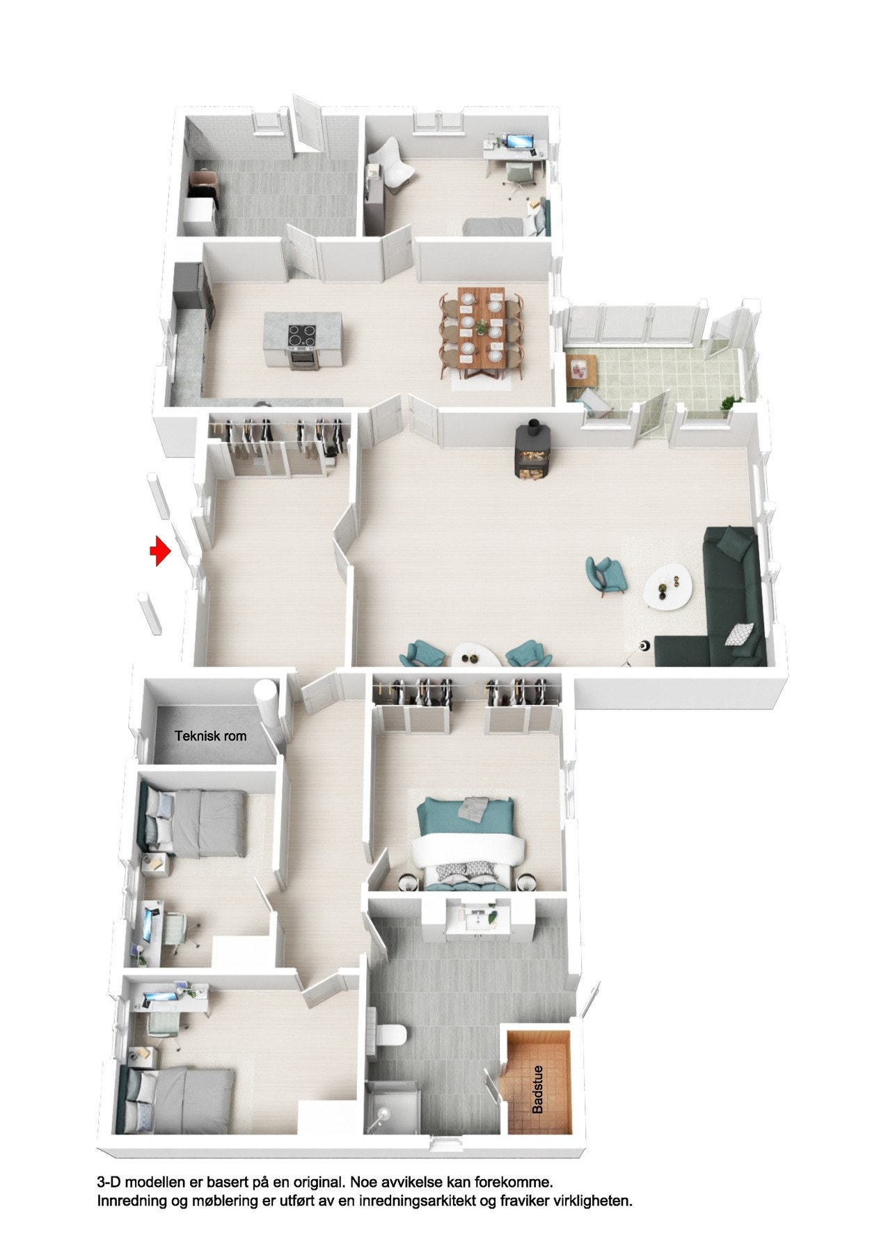 Plantegning Galleribilde