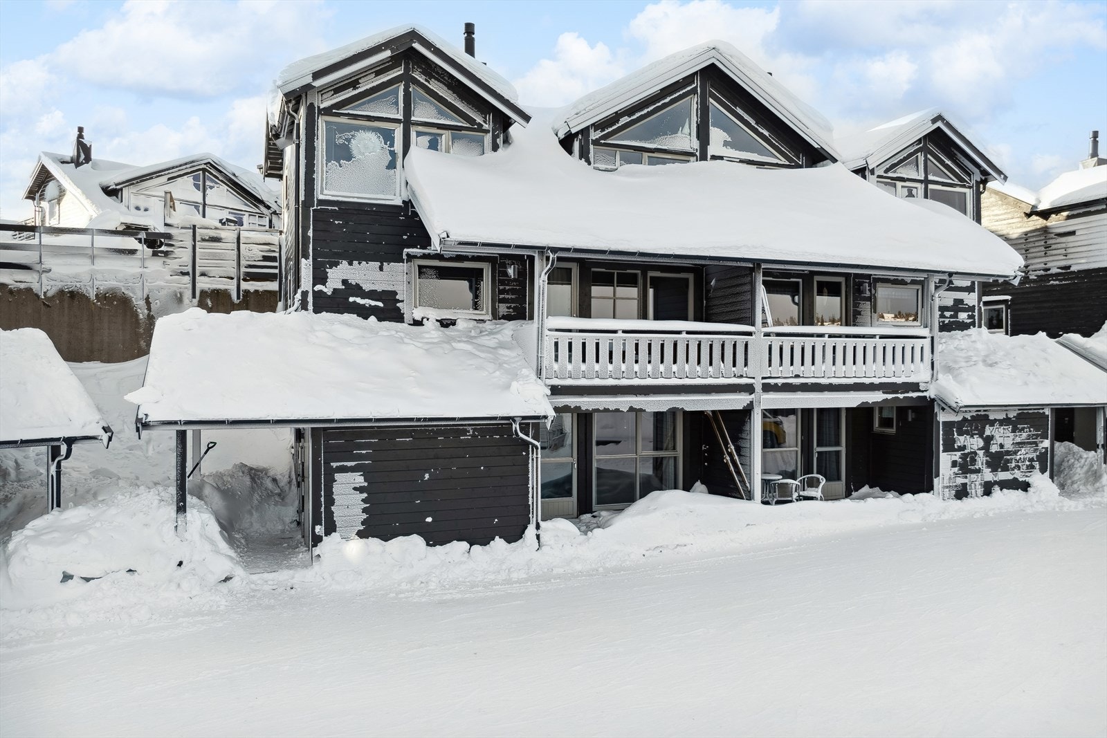 Leiligheten ligger i underetasjen. Galleribilde