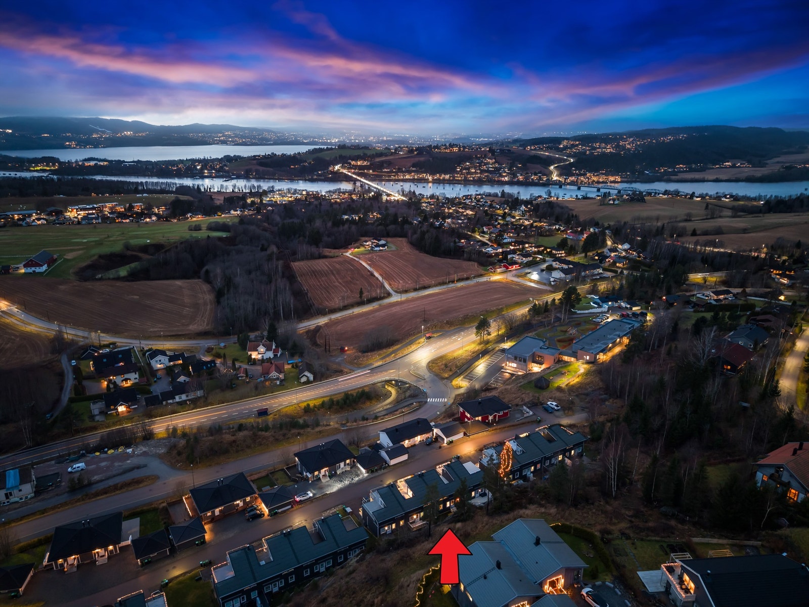 Panoramautsikt mot vest Galleribilde