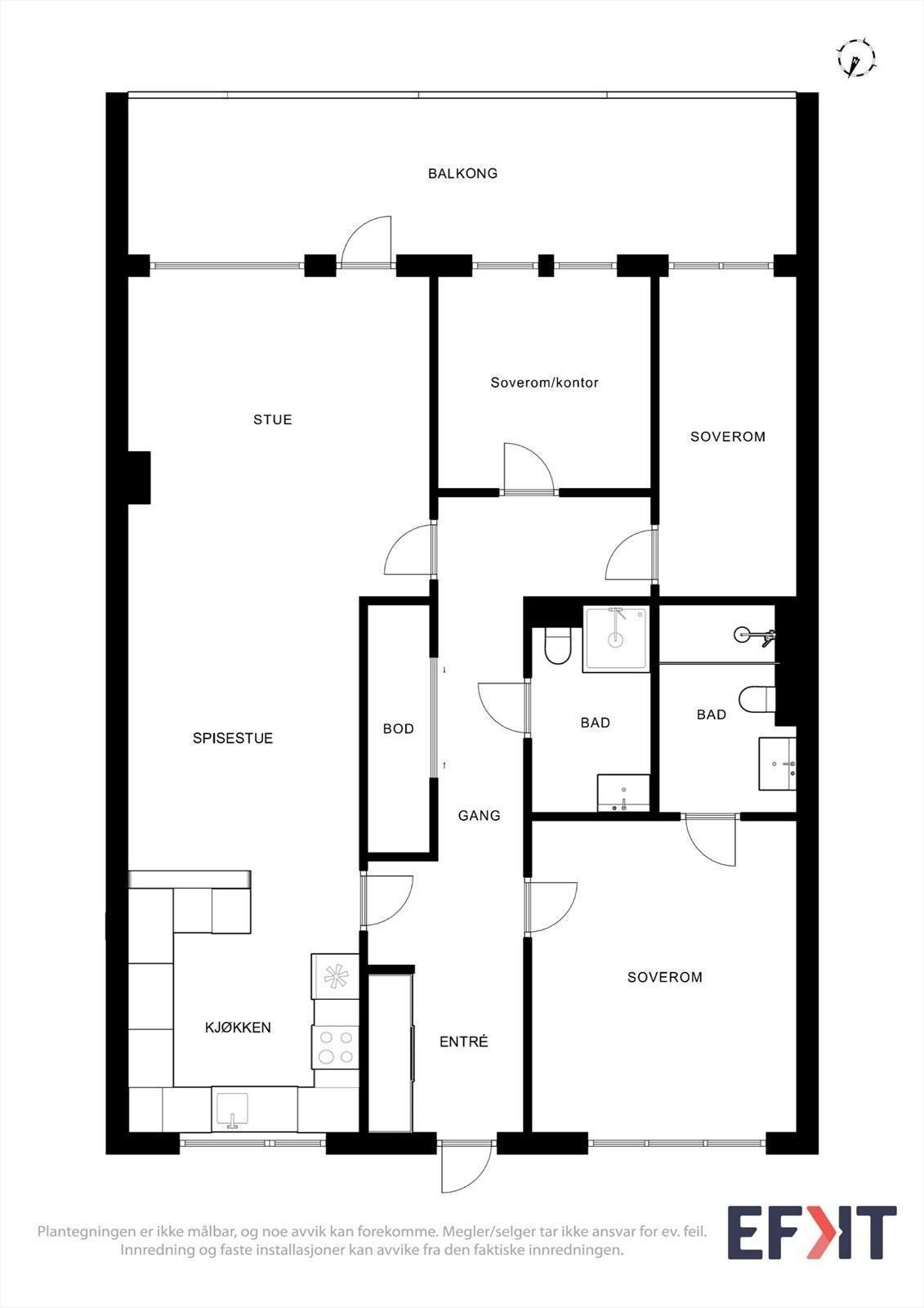 Plantegning. Galleribilde