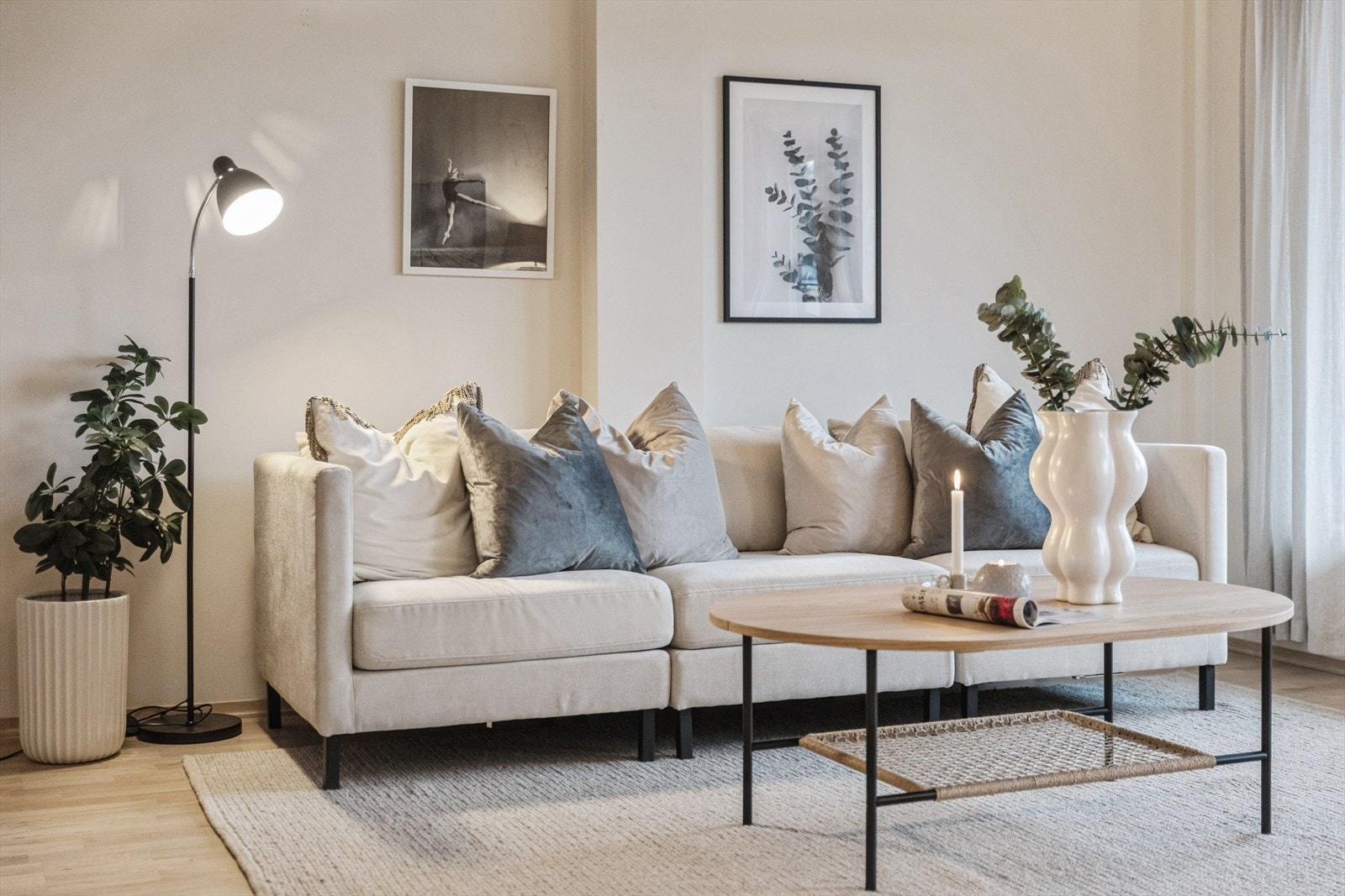 En moderne leilighet fra 2020. Galleribilde