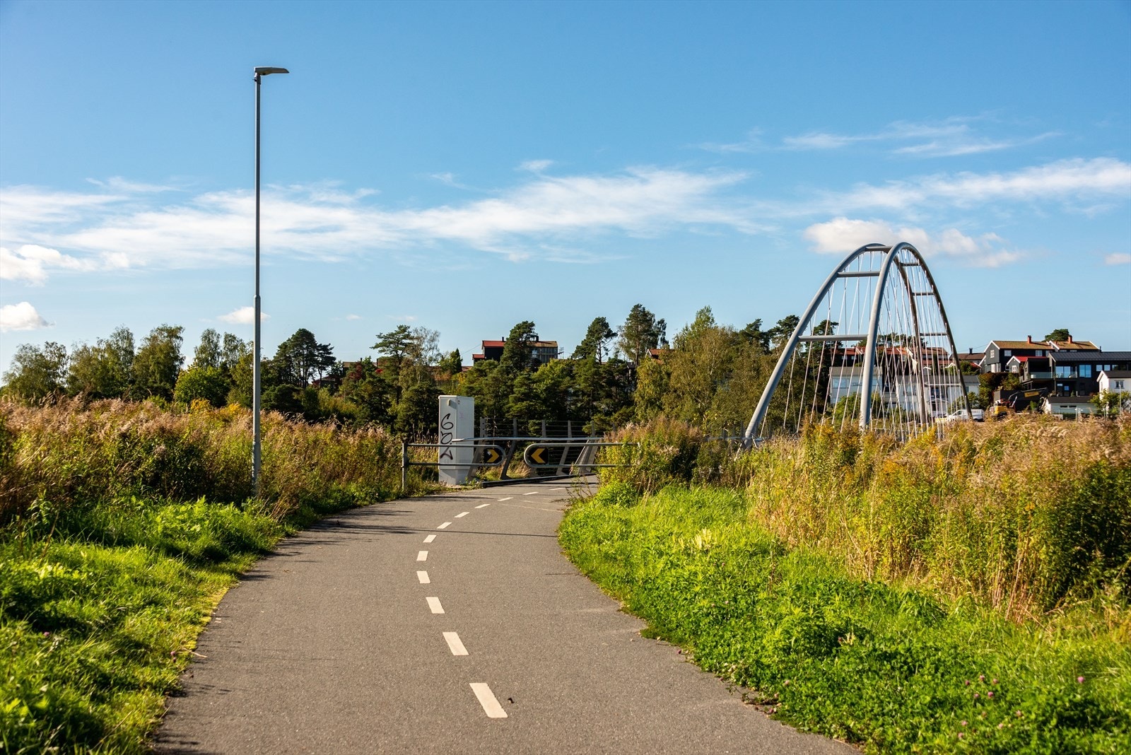 Sykkelsti gir enkel tilgang til nærliggende områder, natur og sentrum. Galleribilde