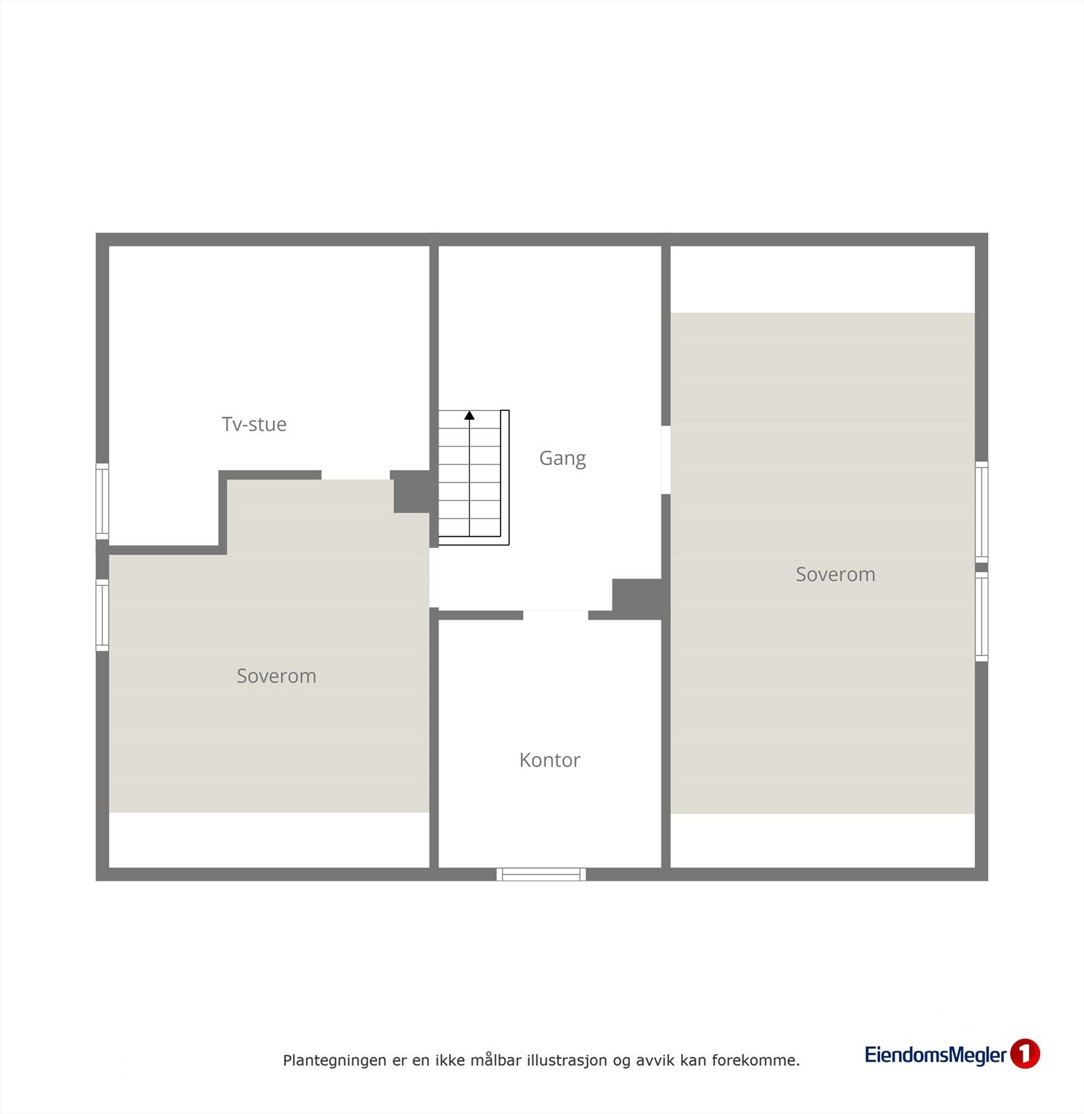 Planteikning loft Galleribilde