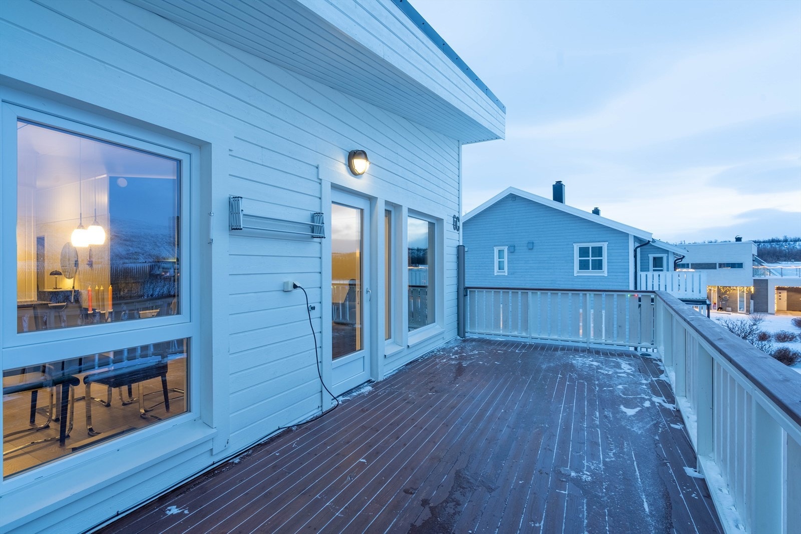 Veranda sett mot stuen Galleribilde