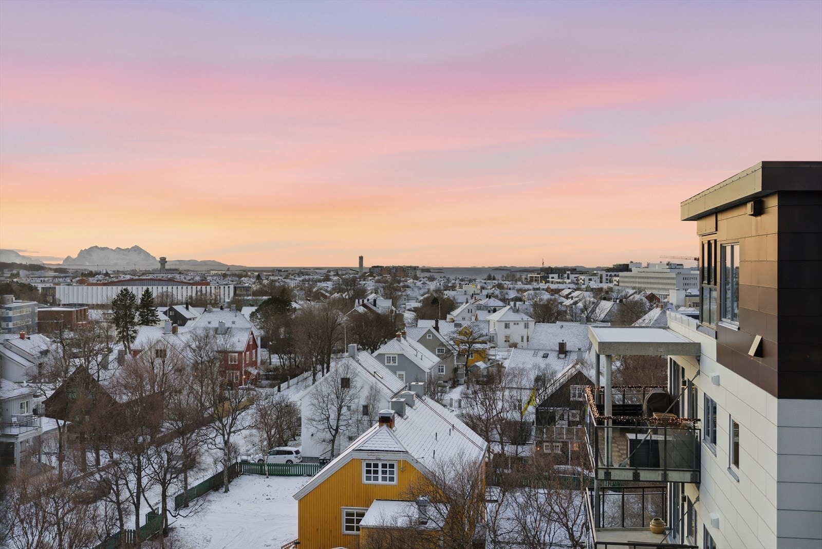 Lekker utsikt fra balkongen. Galleribilde