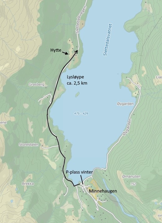 Oversiktskart Galleribilde