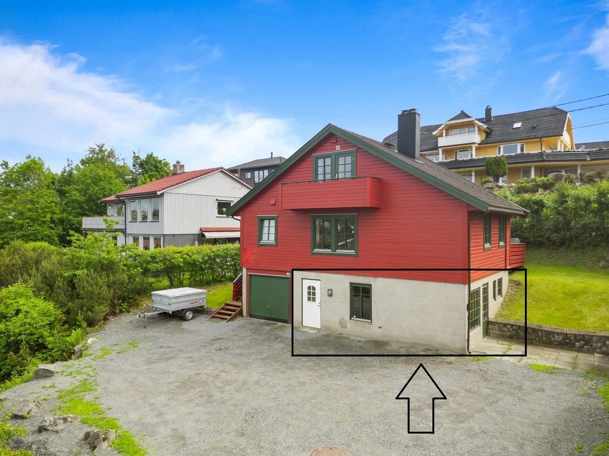 Enebolig med hybel. Galleribilde