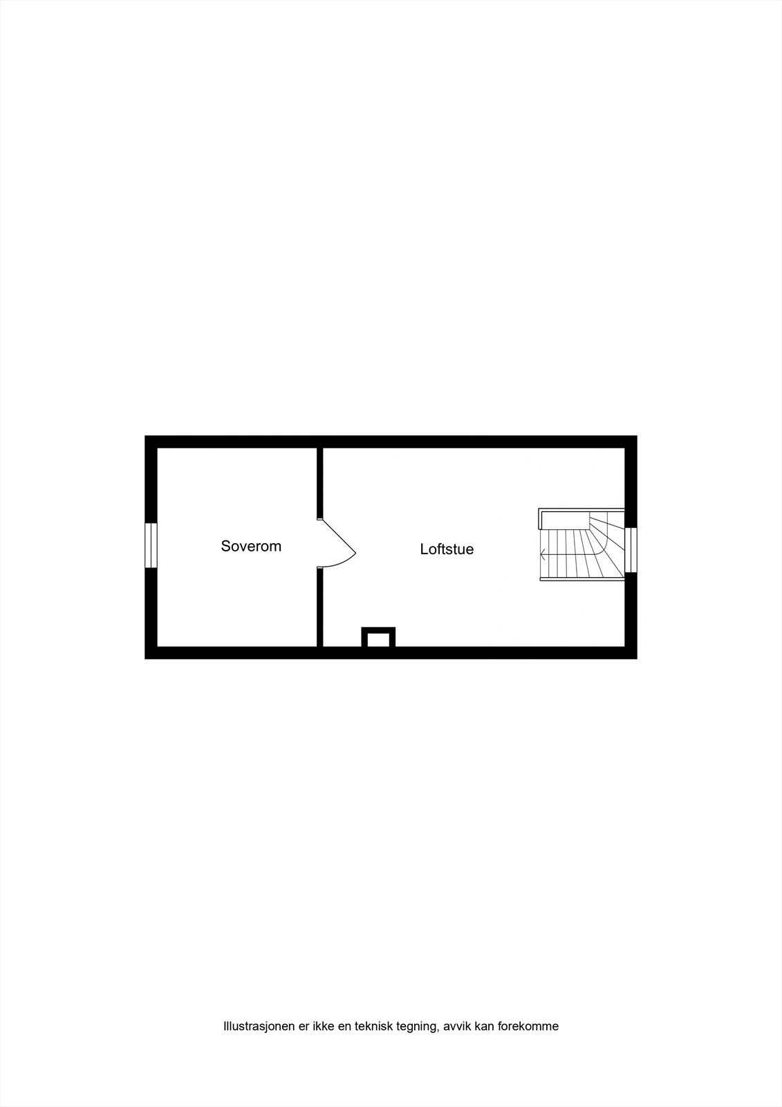 Planskisse loft Galleribilde