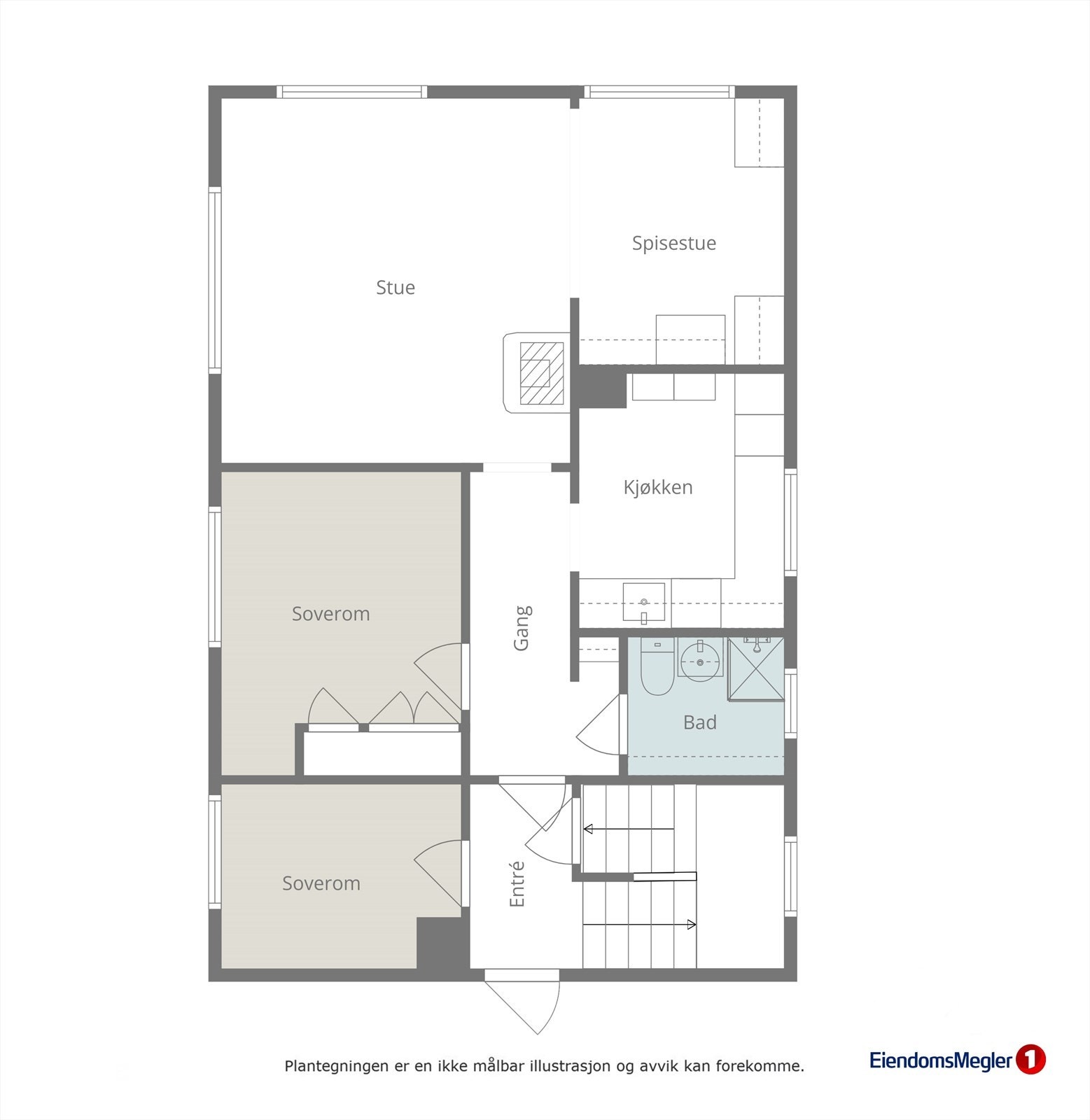 Planløysning 1.etg. Galleribilde