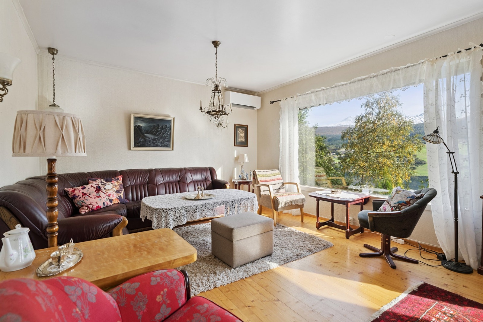 Stue med varmepumpe Galleribilde