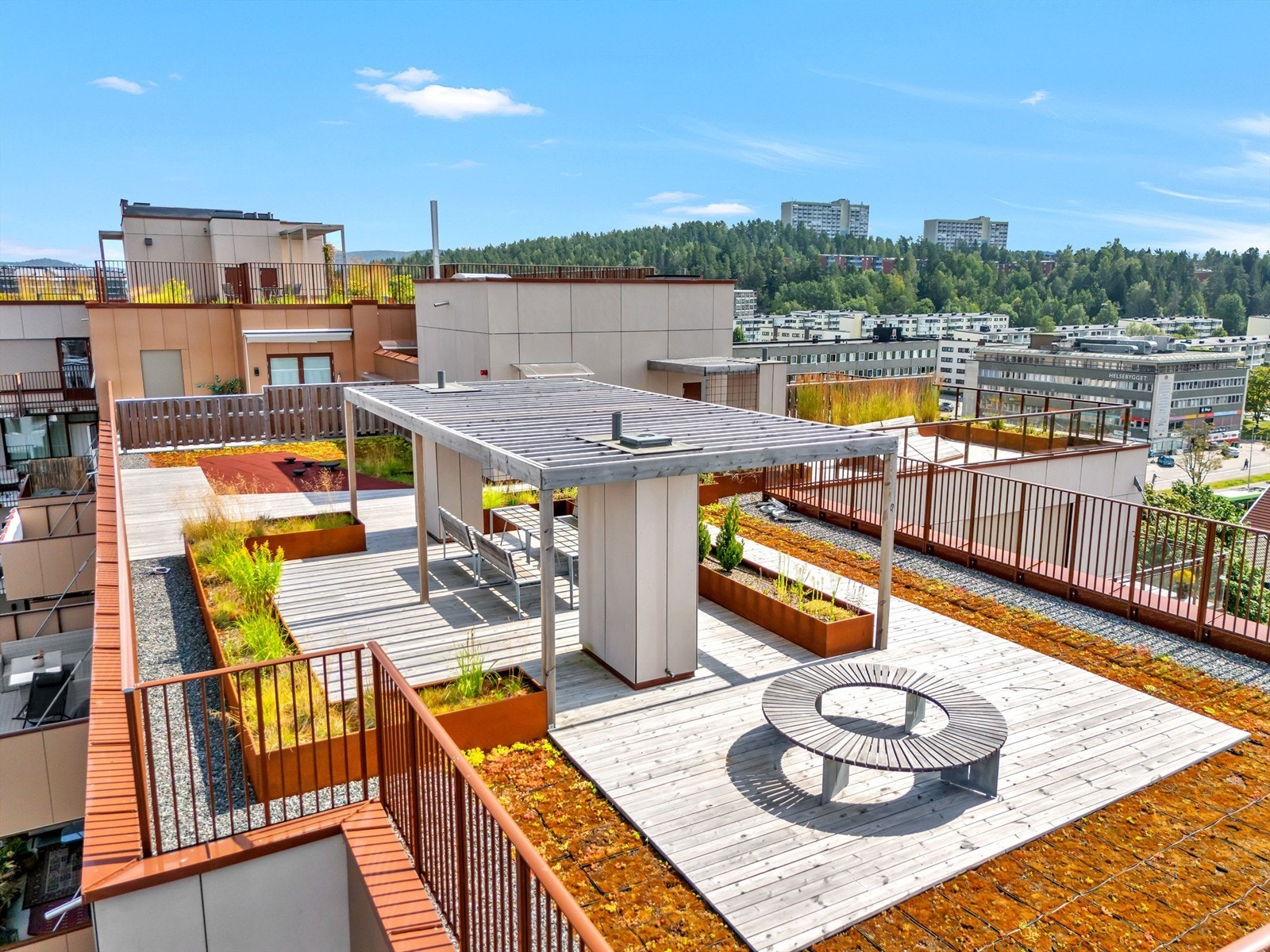 Felles takterrasse Galleribilde