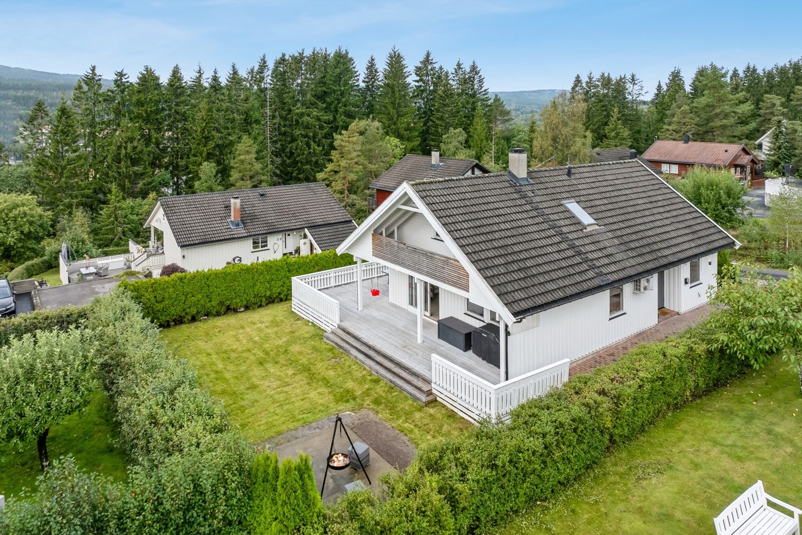 En lys og tiltalende enebolig med gode løsninger. Galleribilde