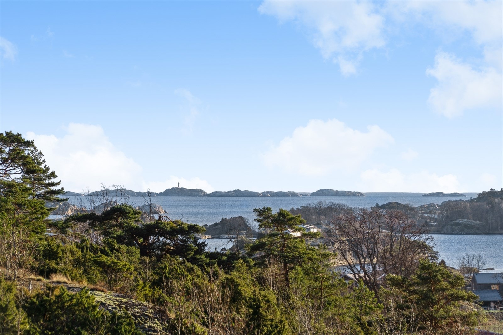 Utsikten fra platting. Galleribilde