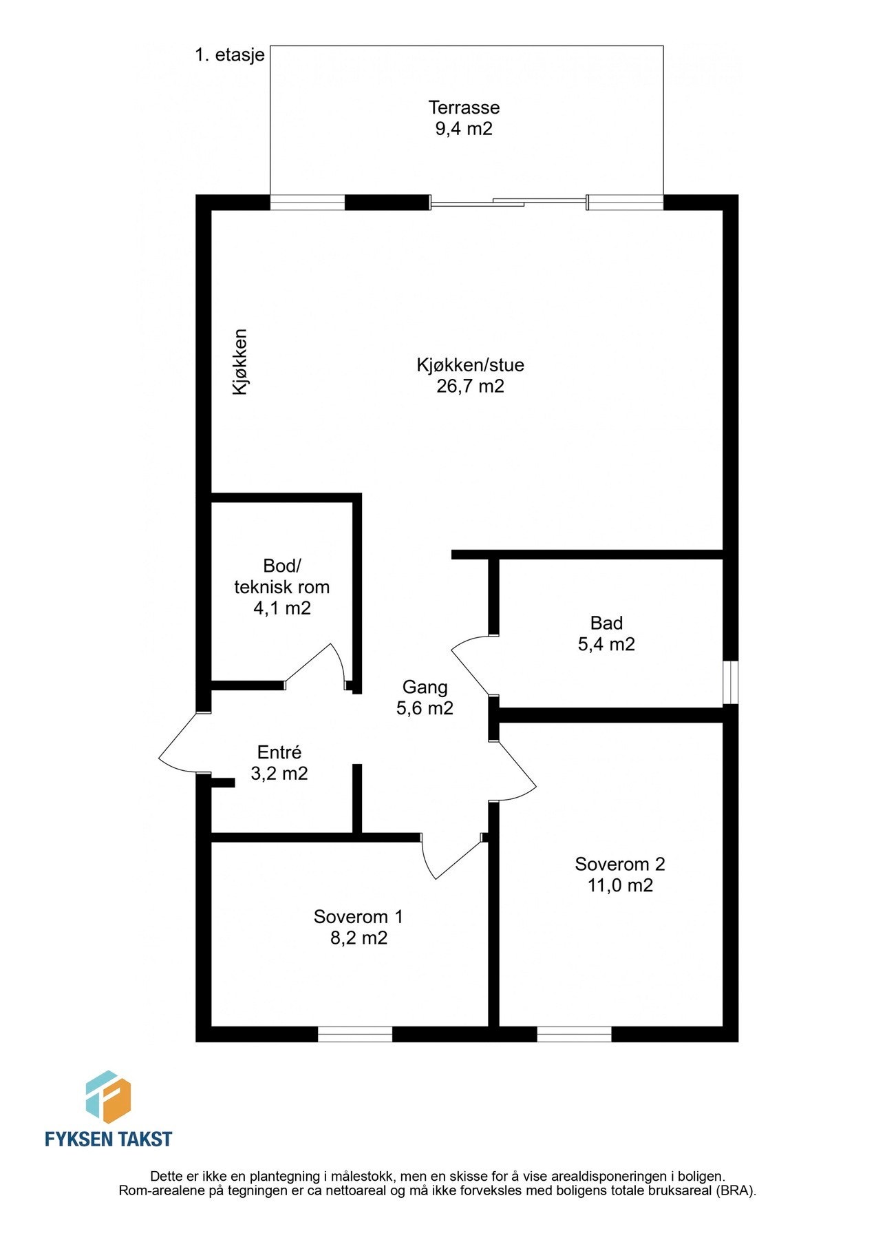 Plantegning. Galleribilde