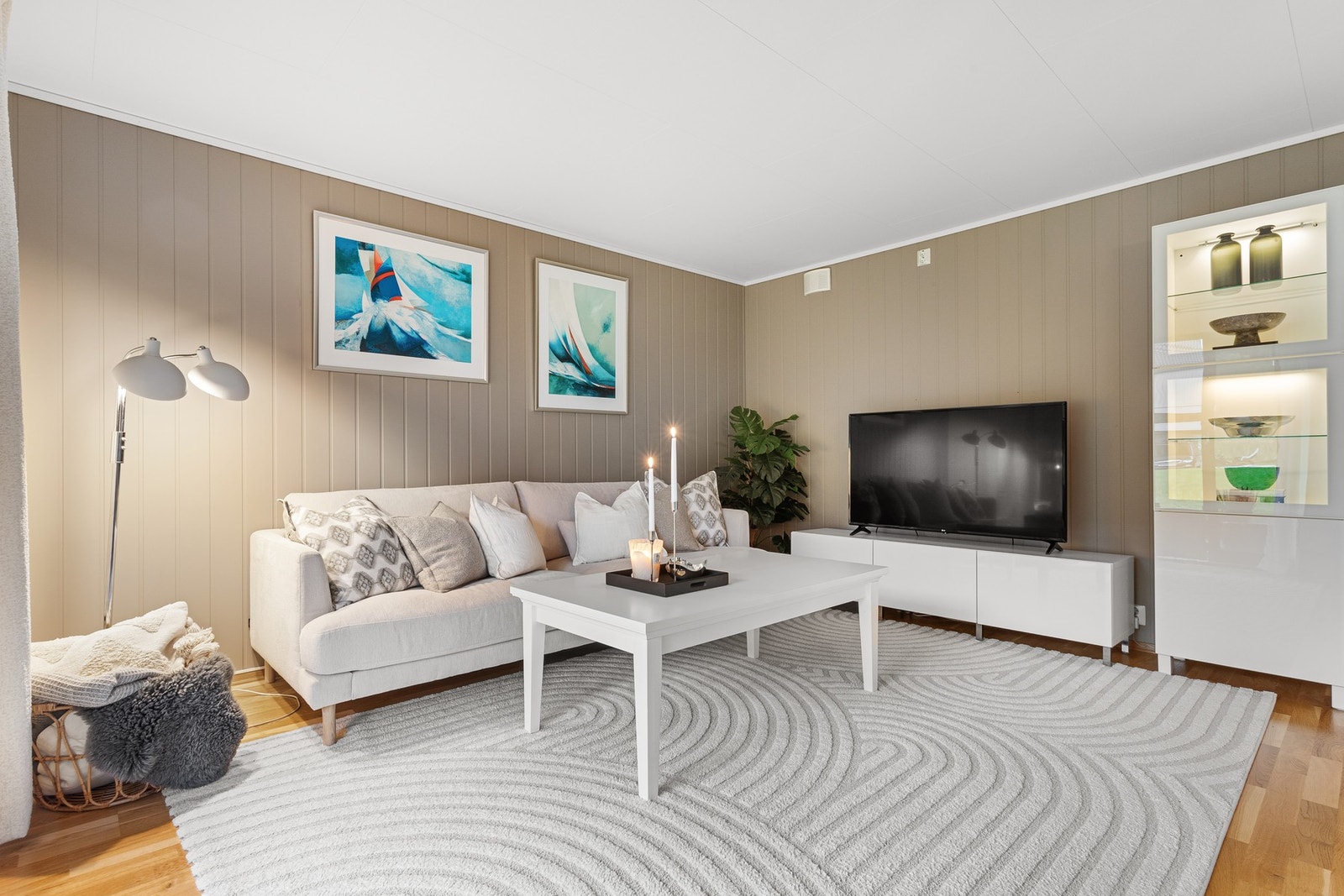 En særdeles flott leilighet i firemannsbolig fra 2020. Galleribilde