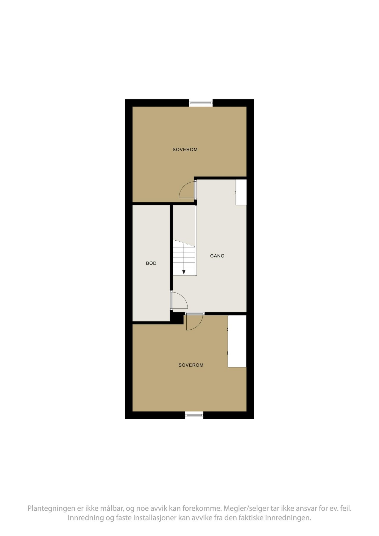 Plantegning 2. etasje Galleribilde