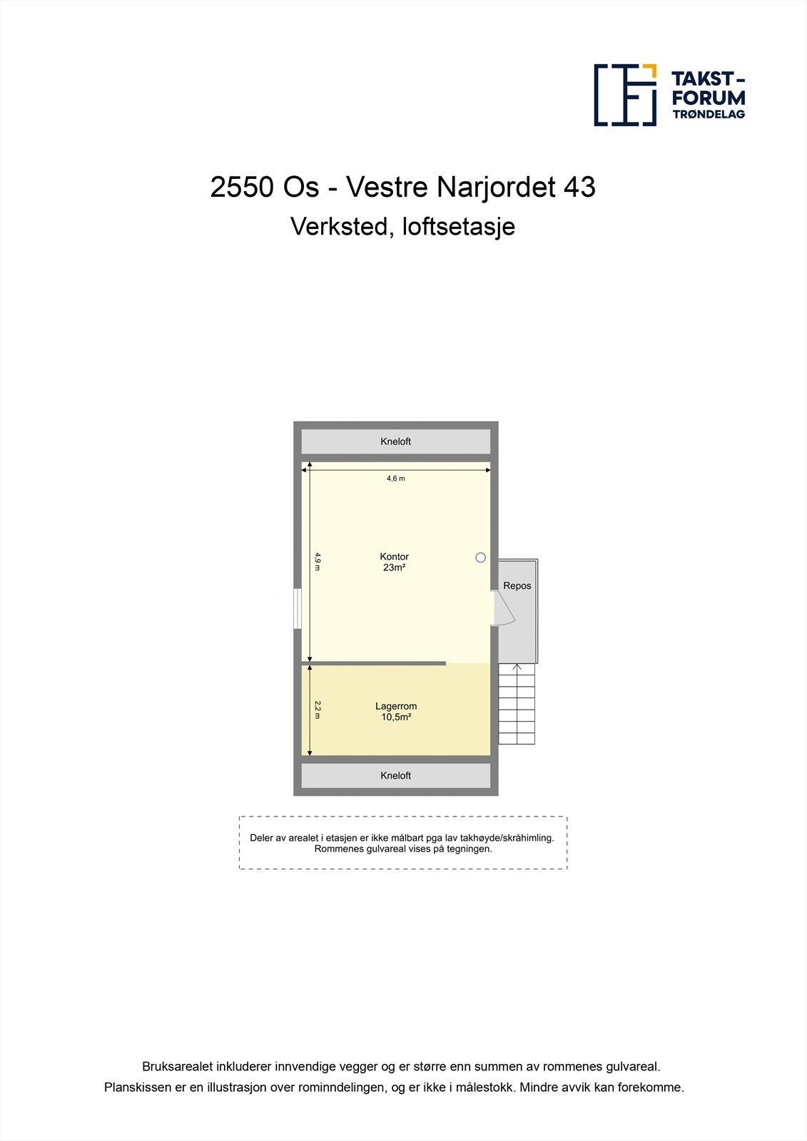 Planskisse 2. etasje verksted. Galleribilde