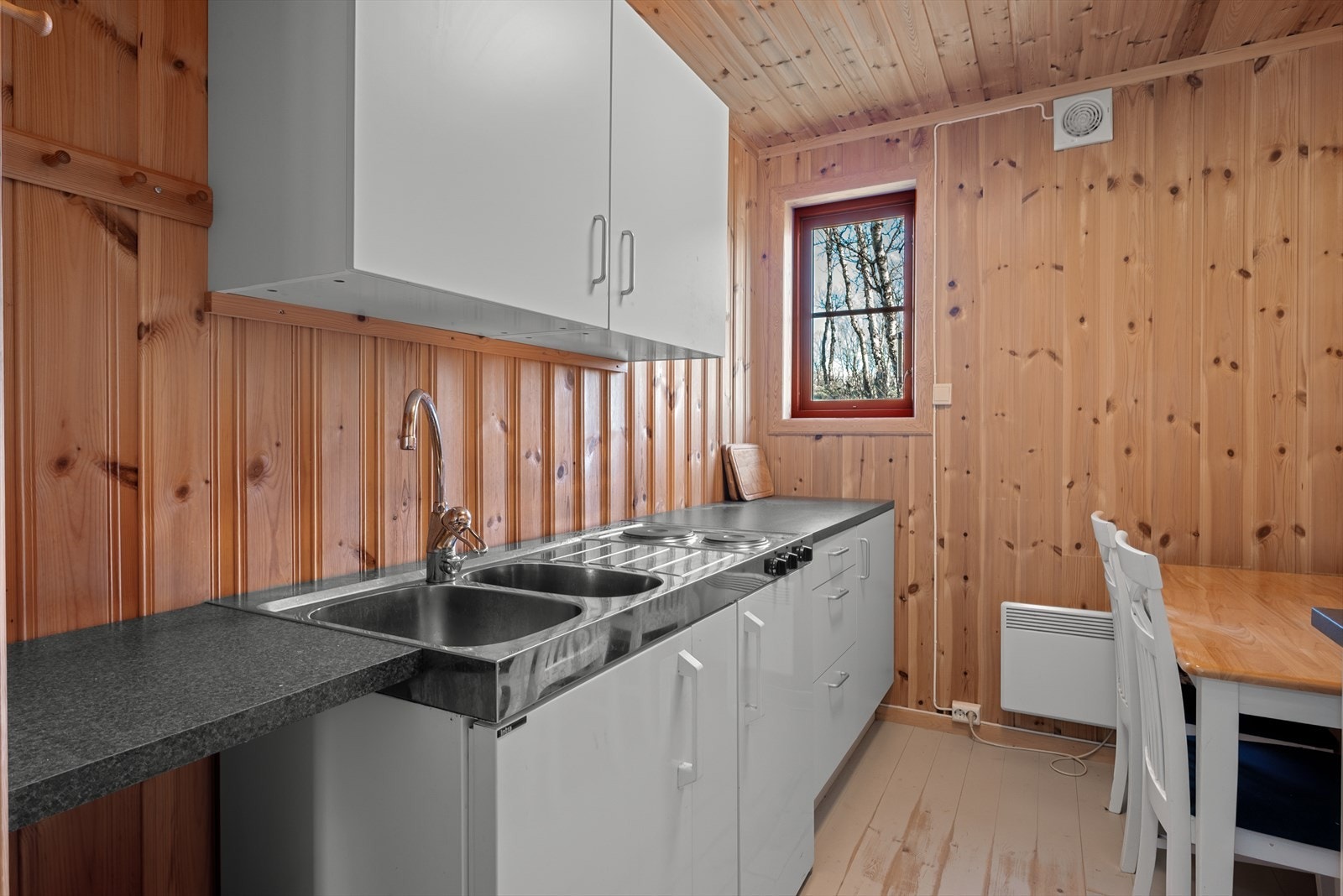 Kjøkken i verkstedet. Galleribilde