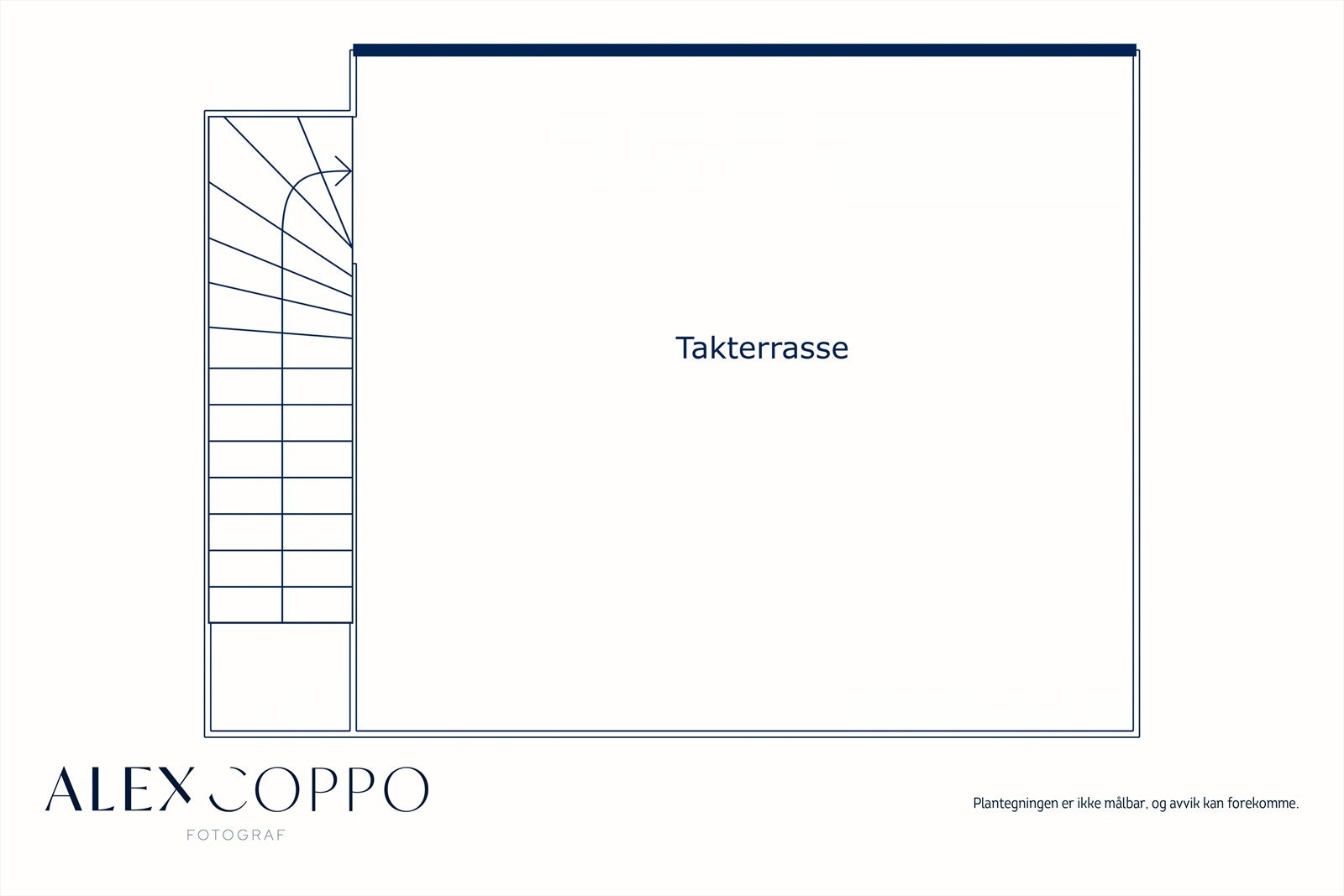 Planskisse | Takterrasse Galleribilde