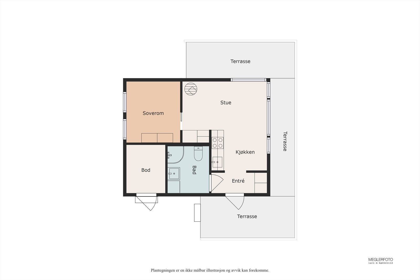 Plantegning Galleribilde