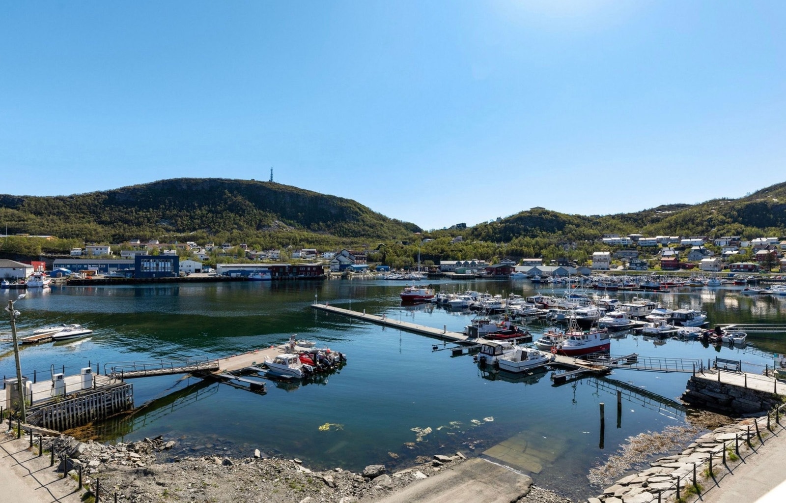 Utsikt over indre havn Galleribilde