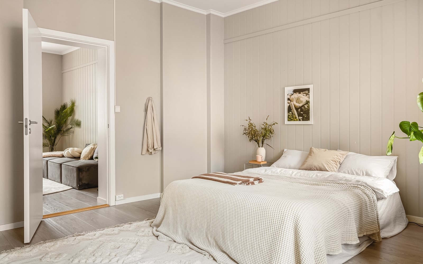 Soverommet måler 17,8 kvadratmeter. Galleribilde