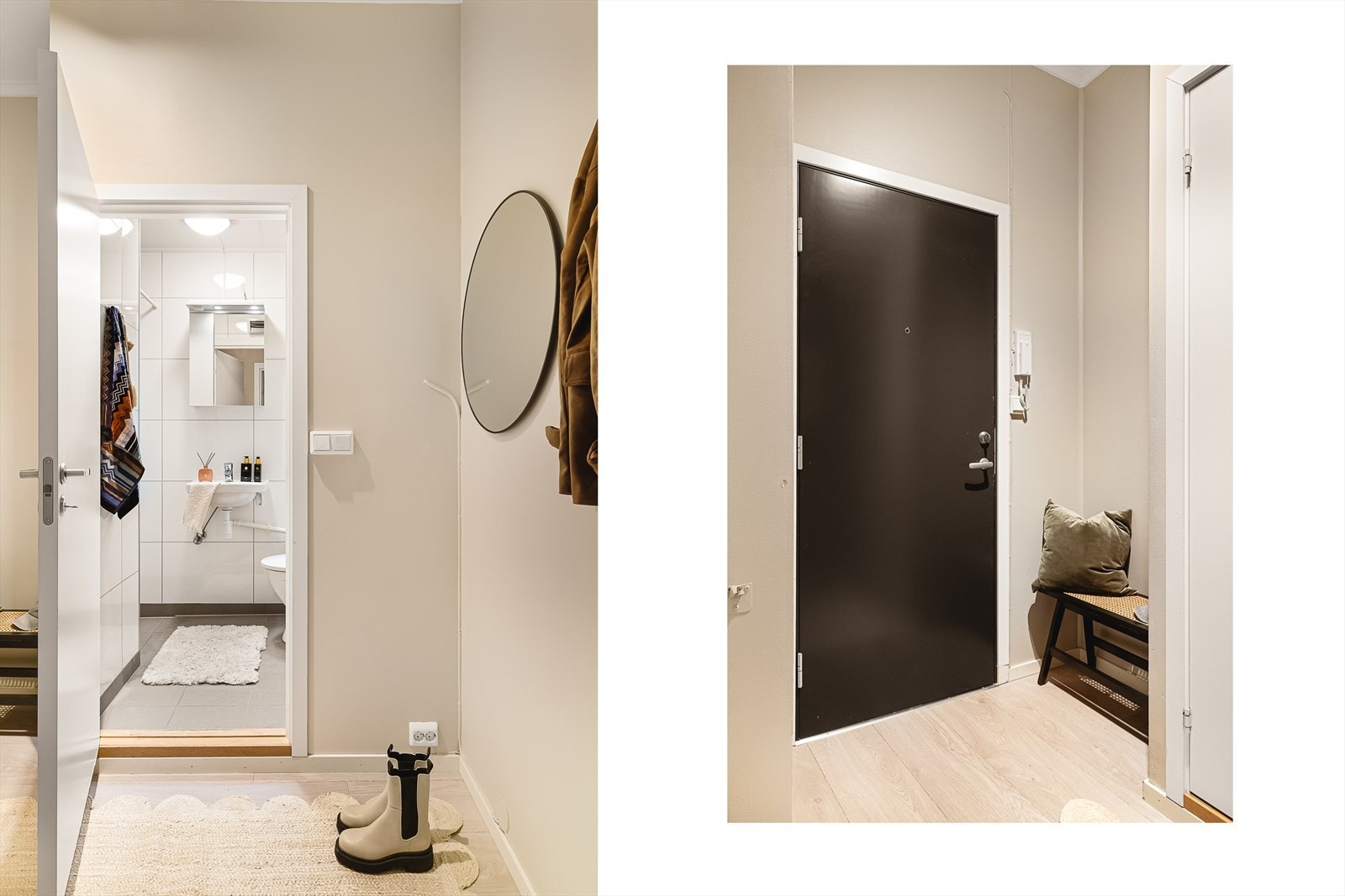 Dørtelefonen gjør det enkelt å ønske venner og bekjente velkommen! Galleribilde