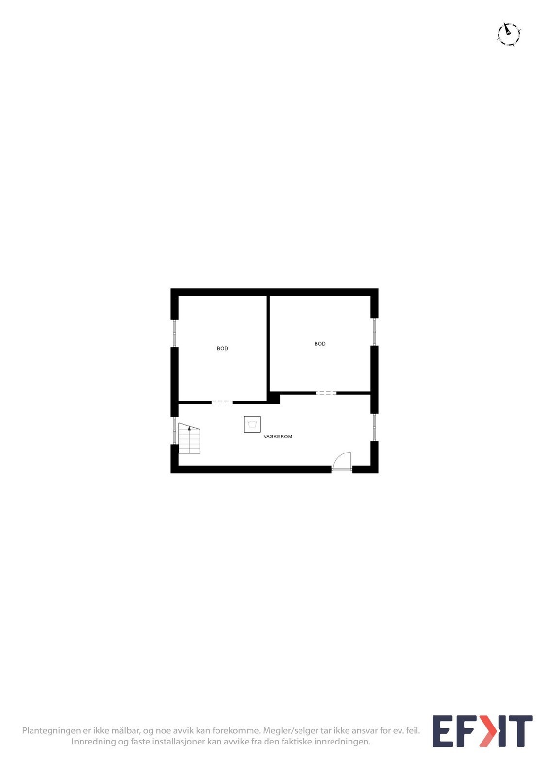 Plantegning kjeller etasje Galleribilde