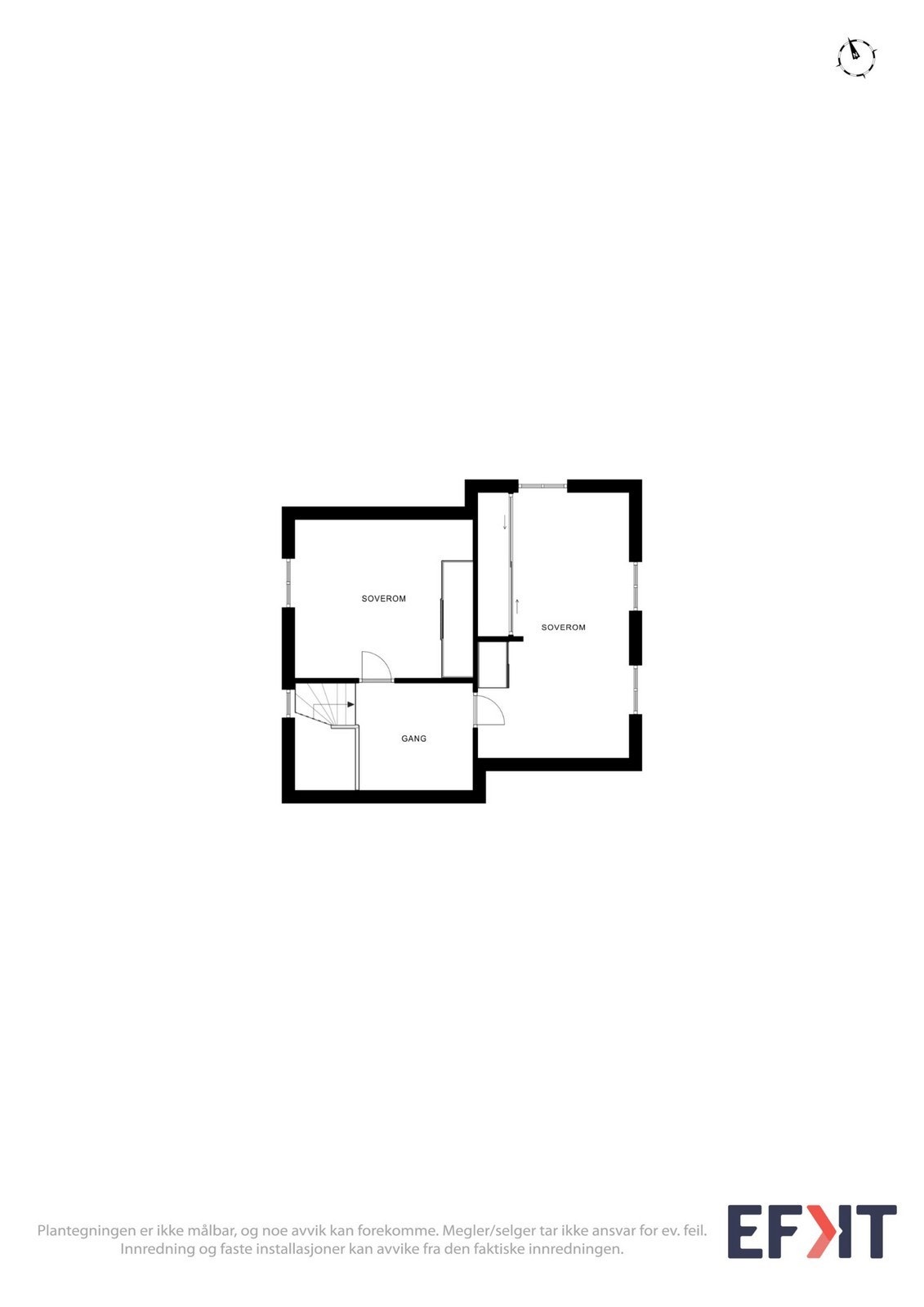 Plantegning 2. etasje Galleribilde