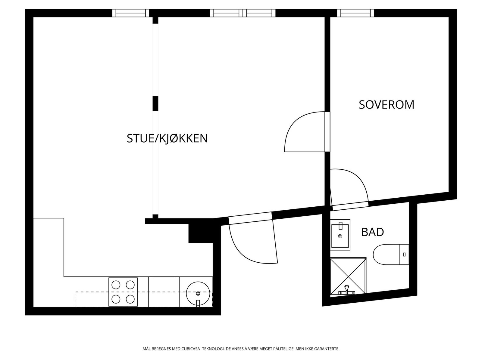 Veiledende plantegning. Galleribilde